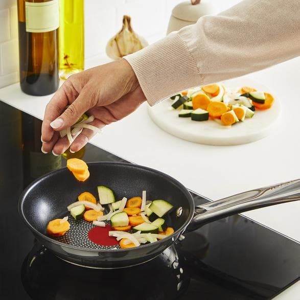 TEFAL Minis Stegepande H8730155 Sølv