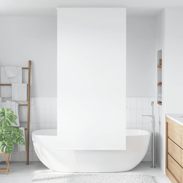 vidaXL Duschrullgardin 100x240 cm Tygbredd 96 cm