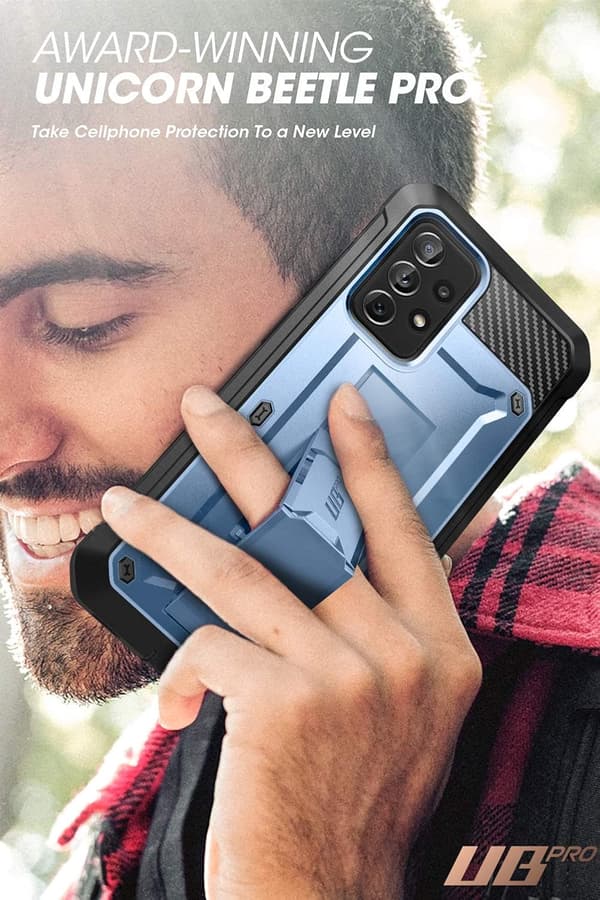 BLÅT BUMPER-ETUIL TIL SAMSUNG GALAXY A72