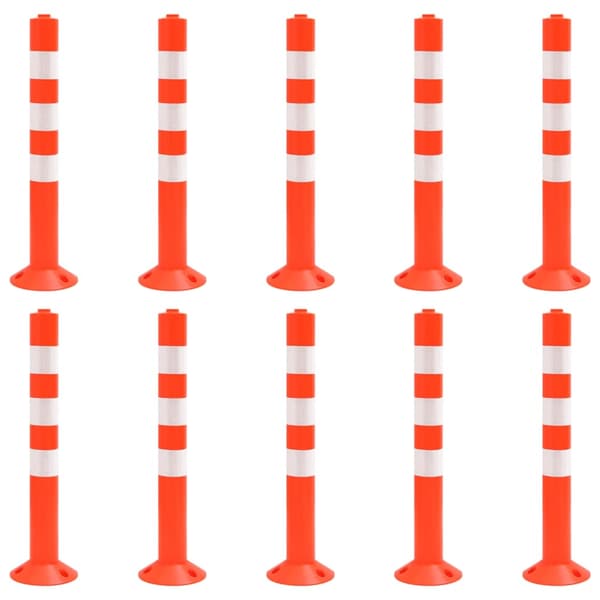 vidaXL vejpullerter, 10 stk., 75 cm, PE