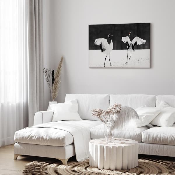 Plakat - Blå kyst i delikate farver