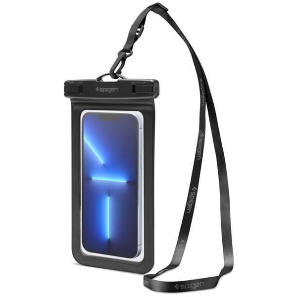 SPIGEN A601 UNIVERSAL VANDTÆT ETUI SORT