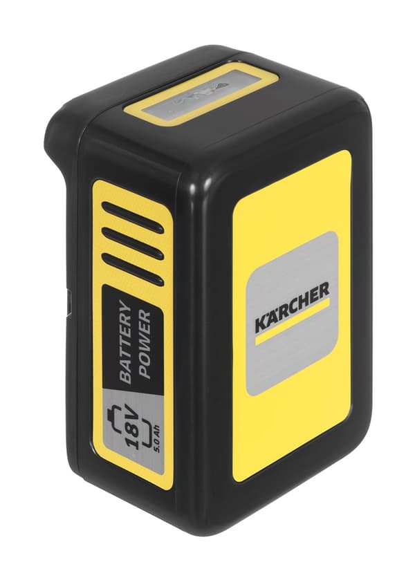 Kärcher 18V 5Ah hurtig batterioplader, sort/gul