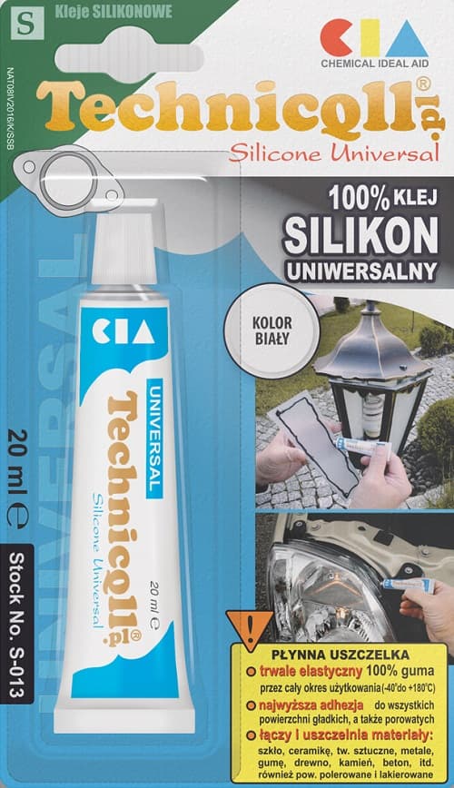 UNIVERSAL SILIKONLIM VIT 20ML - TQ S-013