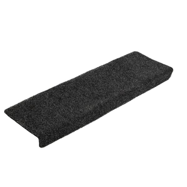 vidaXL Självhäftande Trappmattor 5 st 65x21x4 cm Grå Rektangulära Kanter