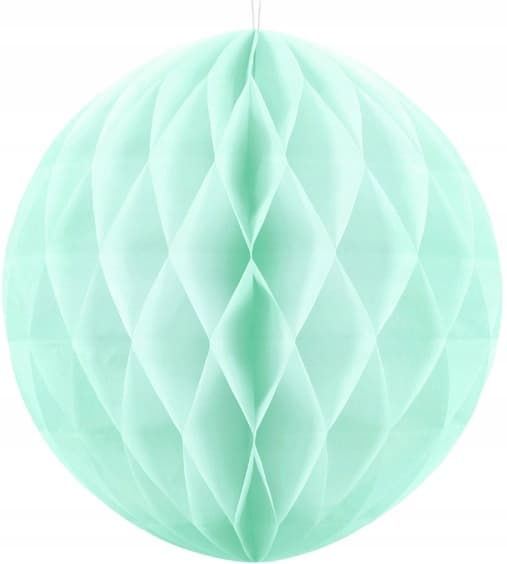 Pappersboll, ljus mintgrön, 30 cm, 1 st.