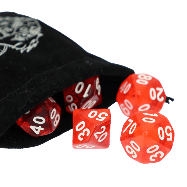 RPG terninger New Armor sæt med 7 metalterninger