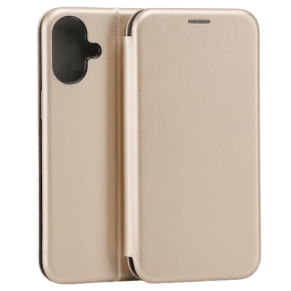 Beline Book Magnetic Case iPhone 16 Plus 6.7 kulta/kulta