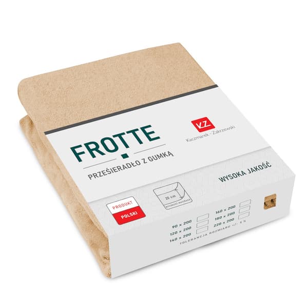 Frottélagen 160x200 beige TYK