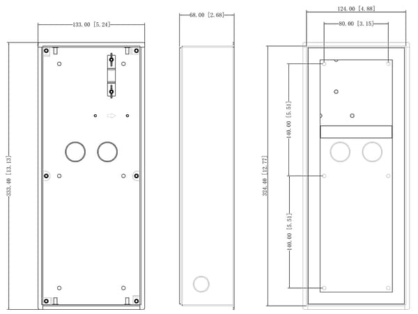 VTM128 DAHUA INDFLUSH-HOUSE