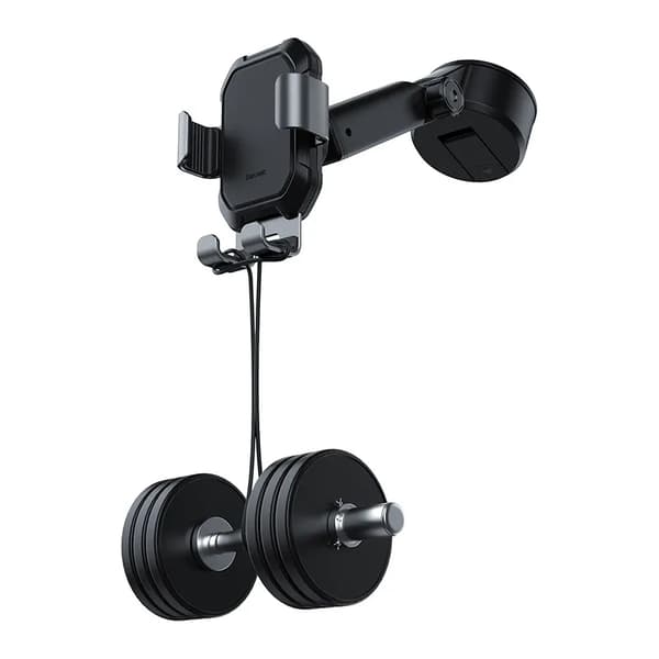 Baseus Tank Gravity Bilholder med Sugekop (Sort)