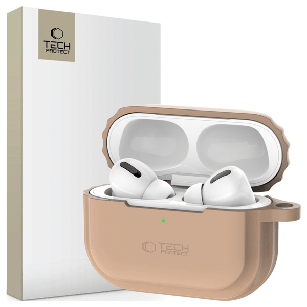 TECH-PROTECT SILIKONEREB APPLE AIRPODS PRO 1/2 CAFFE LATTE
