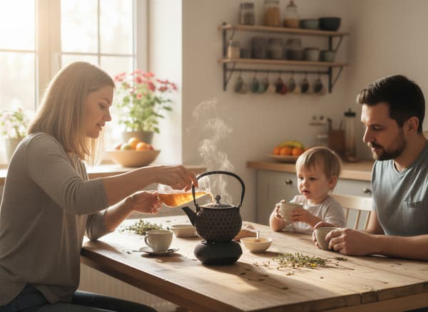 Støbejernskedel 1,2 l te- og urteinfuser støbejernsvarmer