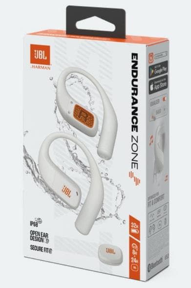 JBL Endurance Zone Hvide Åbne Trådløse Hovedtelefoner
