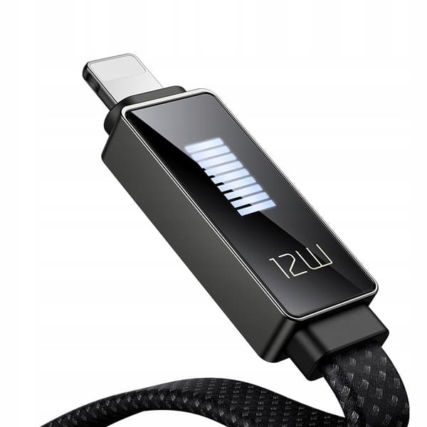 MCDODO Oplader USB Lightning Kabel Hurtig Opladning til iPhone 1M LED