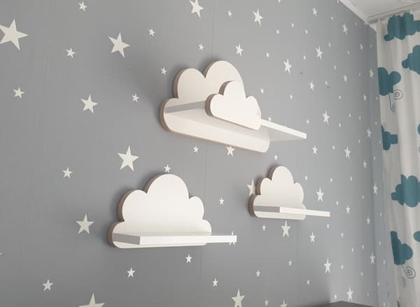 Cloud hylder sæt med 3 LAGUNA - Elegance