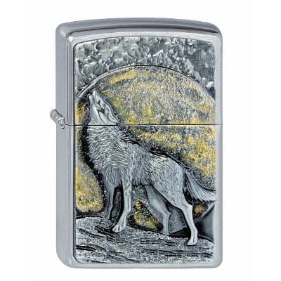 ZIPPO WOLF AT MOONLIGHT 2003038 Sytytin