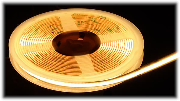 LED-STRIP LED-COB-24V/8W-WW/5M - 3000K MW Belysning