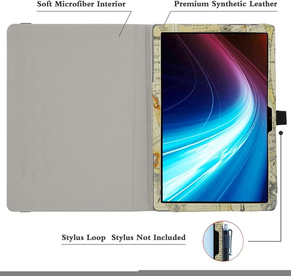 TABLET-ETUIS TIL TECLAST 6X PRO 12,6 TOMMER VERDENSKORT