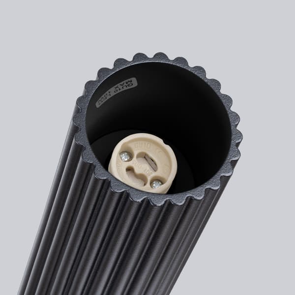 DOWNLIGHT AMBER 1 GU10 SORT ALU LUMILO 15.291.71