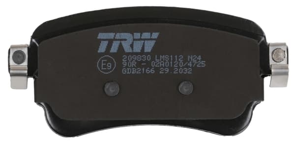 BAKRE BROMSBELÄGG GDB2166 TRW