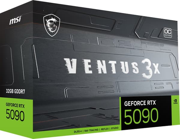 MSI GeForce RTX 5090 32G VENTUS 3X OC Grafikkort