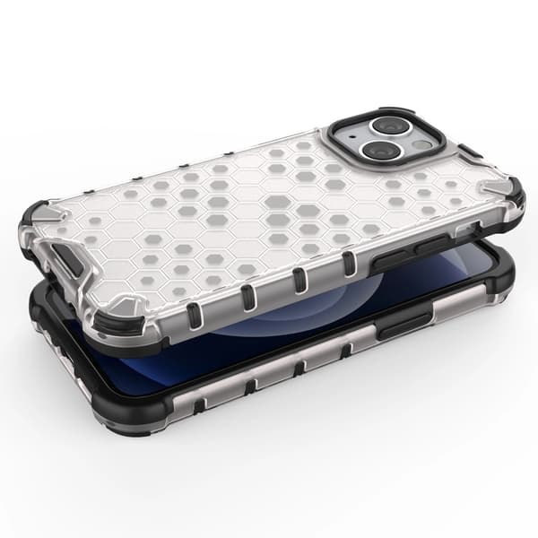 Honeycomb Armored Case med Gelram iPhone 13 Mini Blå