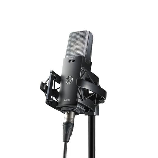 AKG C114 kondensatormikrofon, sort, 48V fantomstrøm