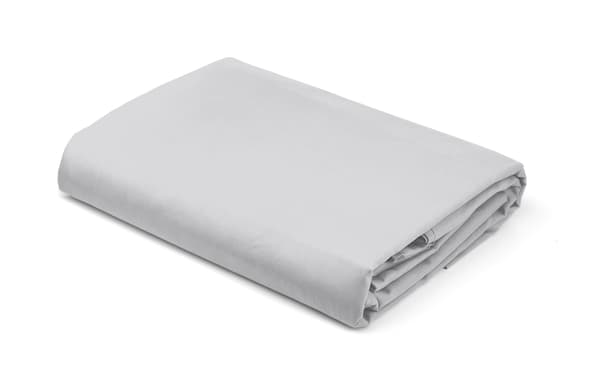 Dra-på-lakan i satin 160x200 silver