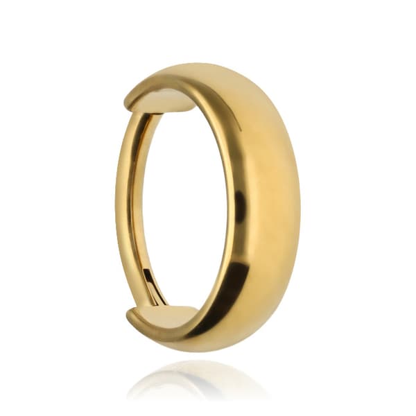 Titanium clicker ring - guld - TK-026 1.2/14