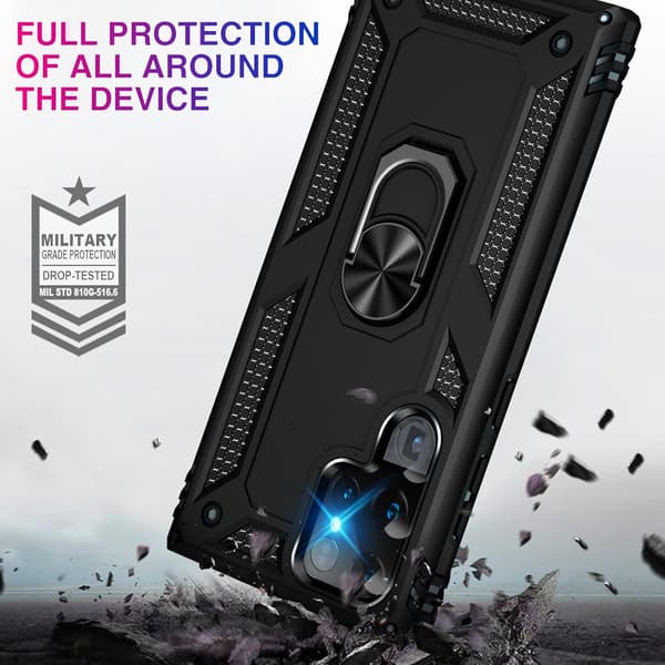 ARMOR ETUI TIL SAMSUNG GALAXY S22 ULTRA SORT