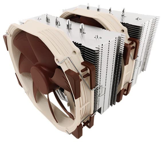 Noctua NH-D15 CPU-køler, 2 x 140 mm, til AMD og Intel