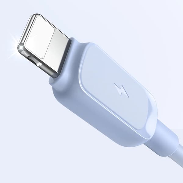 Joyroom Multi-Color Series A14 Lightning / USB-A 2.4A 1.2 m kaapeli - sininen