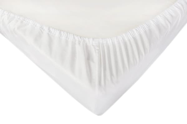 Jerseylakan med lycra 210/220x190/200x30 Vitt