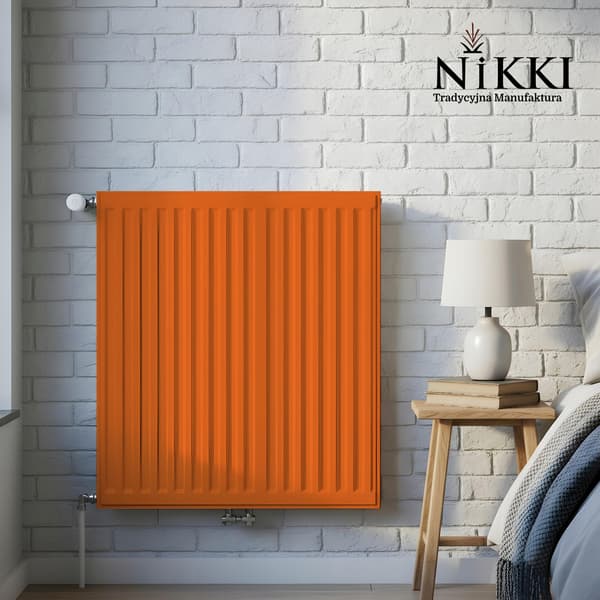 Radiatorfärg Antikorrosiv Resistent 1L Halvmatt Röd Orange 3i1