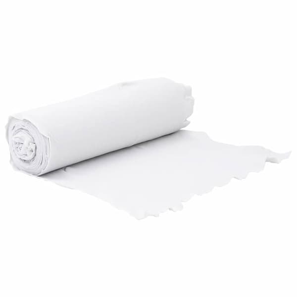 vidaXL Geotextil, Vit, 1x50 m, Polyesterfiber