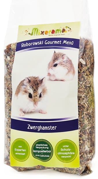 Mixerama | Roborowski Gourmetmenu | Hamsterfoder 500g - Til Roborowski-hamstere 500g
