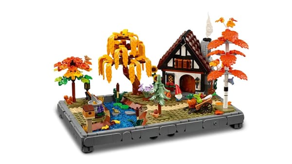 LEGO Icons 11372 Höstträdgård med Stuga, 1102 bitar