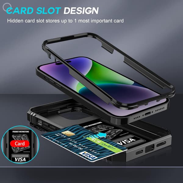 ETUI TIL IPHONE 14 PRO MAX 6,7' 2X GLAS SKÆRMBESKYTTER