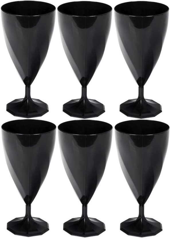 PS-glas svarta 15cl (VV 15 EBENE) 6 st.