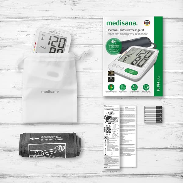 Medisana BU 586 blodtryksmåler til overarmen til 2 brugere