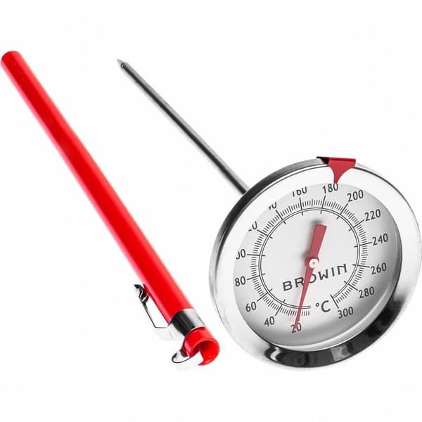 Madlavningstermometer til bagning - drejeknap, 0-300°C
