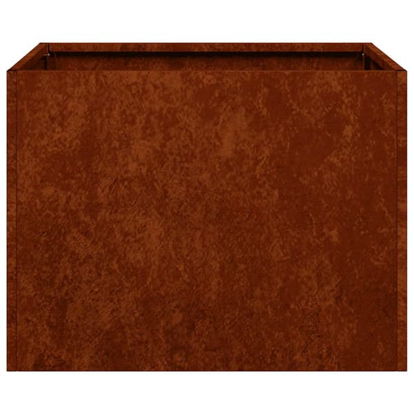 vidaXL rusten urtepotte 40x40x30 cm rustfrit stål