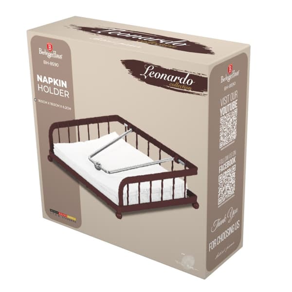SERVIETTHOLDER MED KLEMME BERLINGER HAUS BH-8590 LEONARDO
