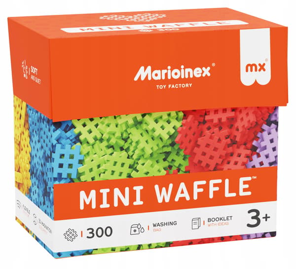 Marioinex Creative Blocks minivohvelit, 300 kpl