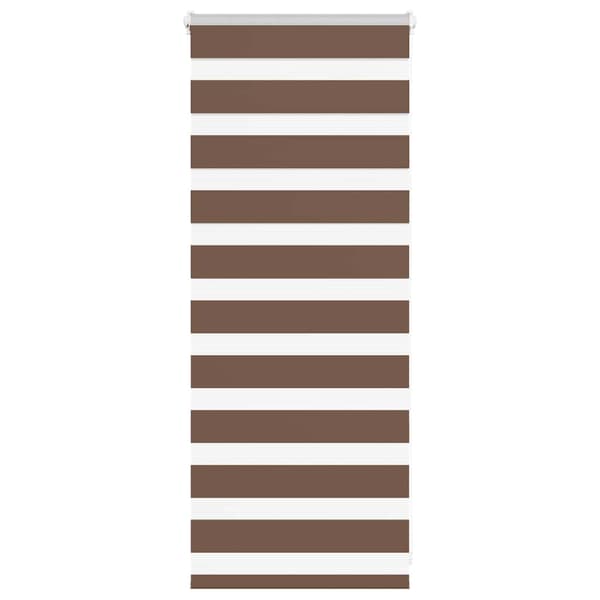 vidaXL Zebra rullegardin, birk, stofbredde 60,9 cm, polyester