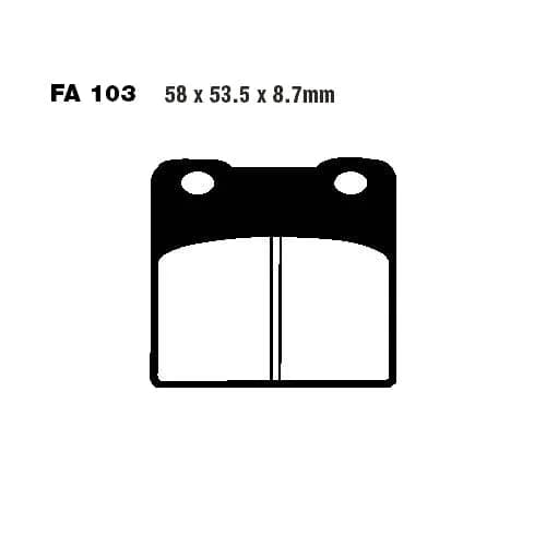 EBC FA103 bremseklodser