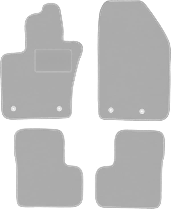 Bilmattor grå för Fiat 500X crossover (2014-2018)