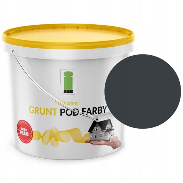 Silikonipohjamaali julkisivumaalille grafiitinharmaa, sävyharmaa 10L