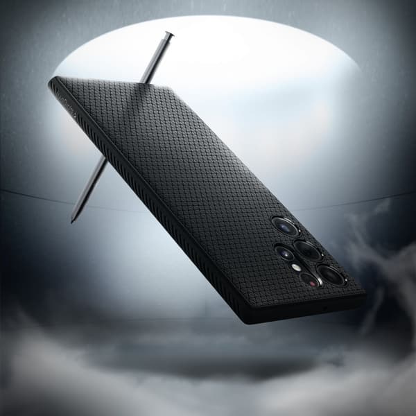 SPIGEN LIQUID AIR GALAXY S22 ULTRA MATTE SVART